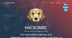 Desktop Screenshot of hackumbc.org